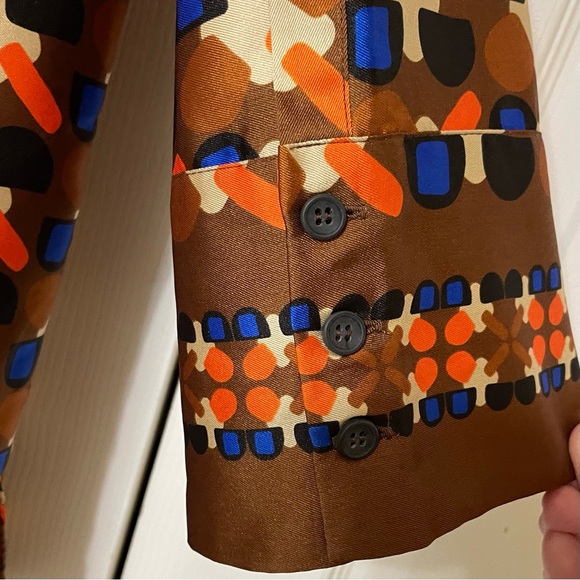 Zara Multicolor Geometric Blouse - Picture 5 of 13